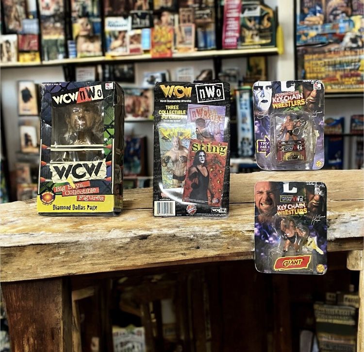 Vintage WCW NWO Wrestling Toy Lot
