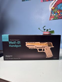UGears Wolf-01 Handgun Wooden Construction Kit 