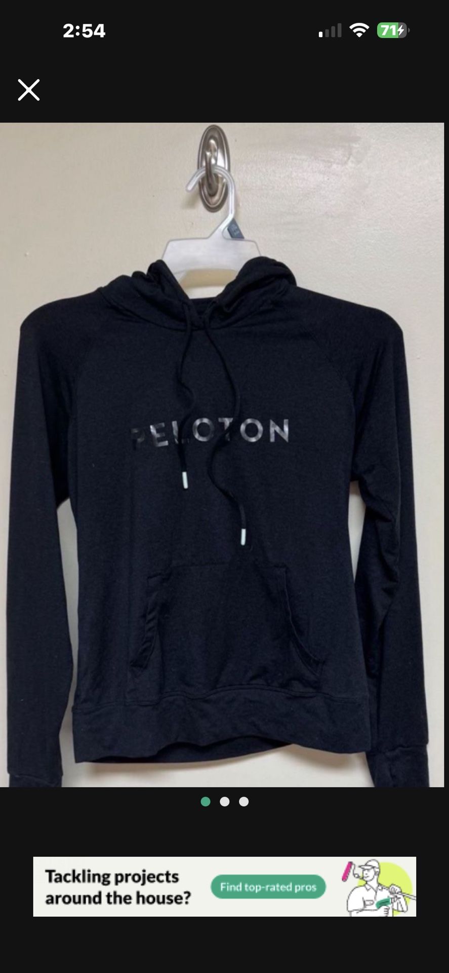 PELOTON SWEATSHIRT. MEDIUM. 