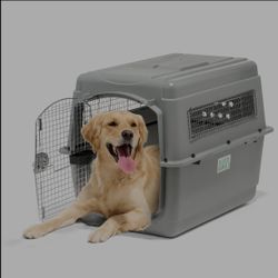 Petmate Sky Kennel - For Air And Travel, Airline Approved Dog Crate For Pets Up 70-90 Lbs, Heavy Duty Dog Kennel, Made In The USA- 40 Inches