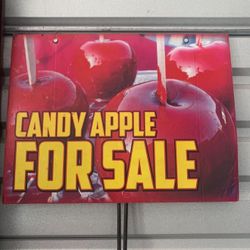 Candy Apple Sign🍎 For Sale 