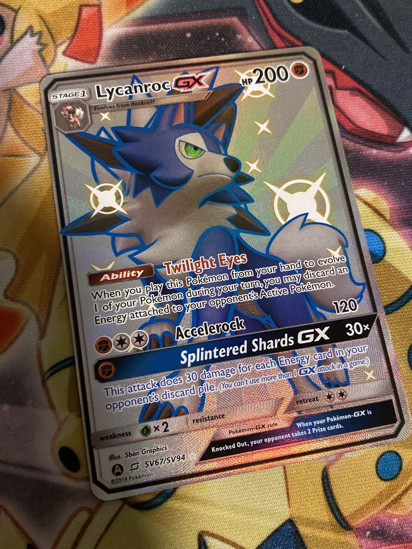 Lycanroc GX Hidden Fates