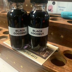 Black COCONUT FRAGRANCE (2) 1oz Bundle