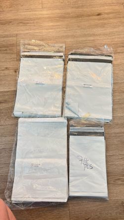 📦 White Poly Mailer Shipping Bags – 207 PCS Total