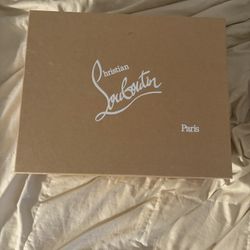 Christian Louboutin Louis Flat Calf Spiked Shoes