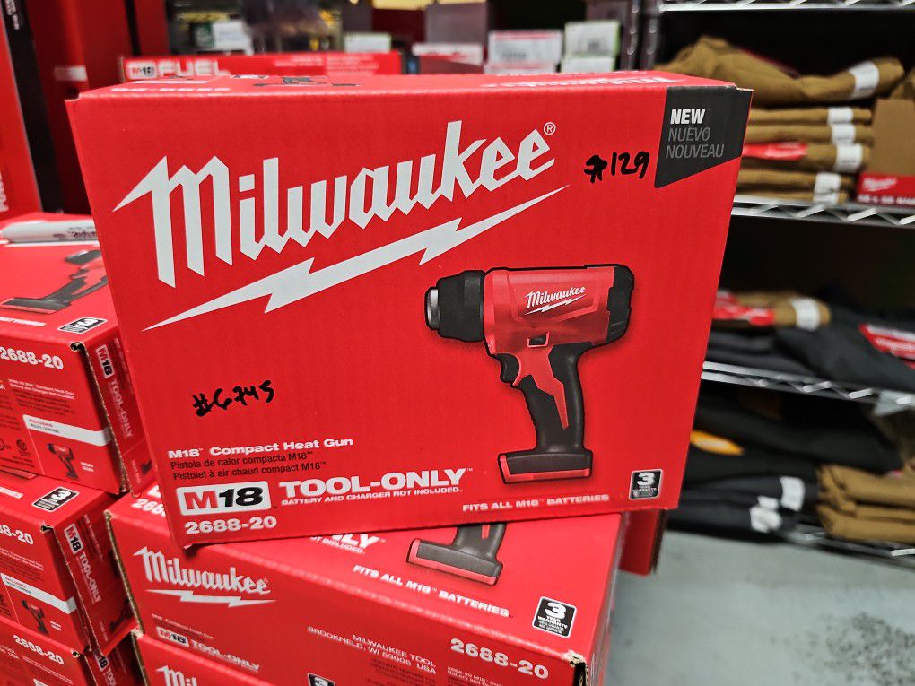 Milwaukee
M18 18V Lithium-Ion Cordless Compact Heat Gun (Tool-Only)