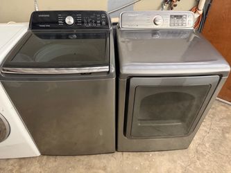 Samsung Top Load Washer and Dryer Set