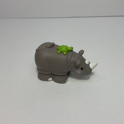 Fisher Price Little People Noah’s Ark Animal Rhinoceros Rhino Figure Zoo Toy