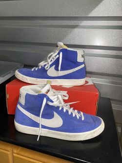 Blue Nike Blazers 