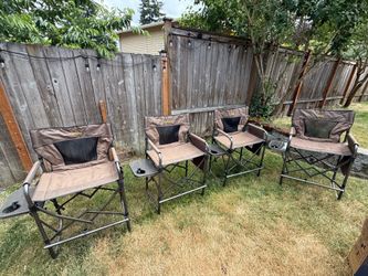 Cabelas folding chairs - set of 4