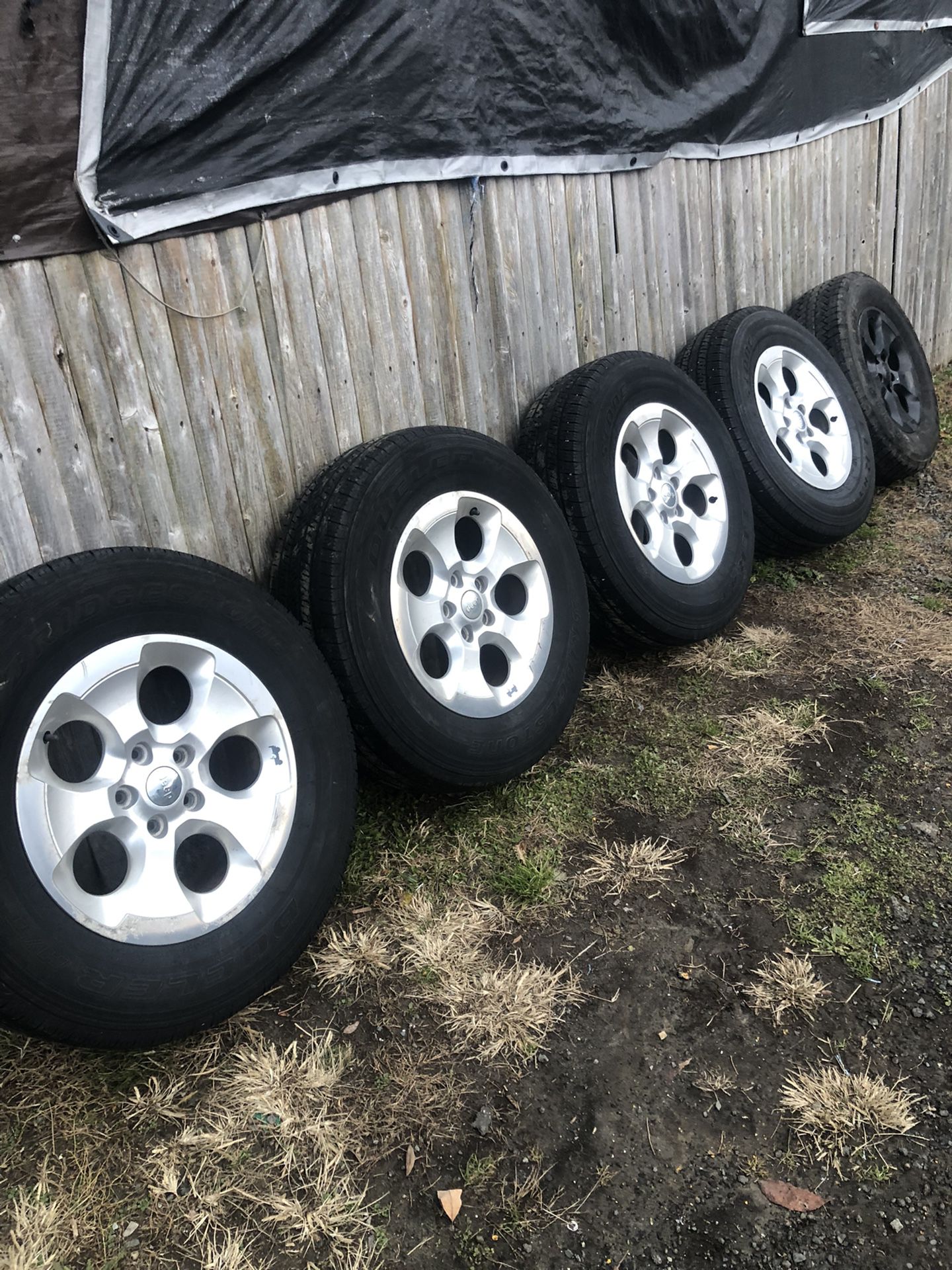 18” Jeep Cherokee Rims And Tires 