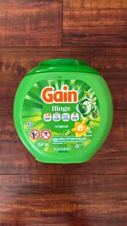 Gain Flings 2X OXI, Febreze Odor Defense and Color Guard: ORIGINAL Scent; 42 Count