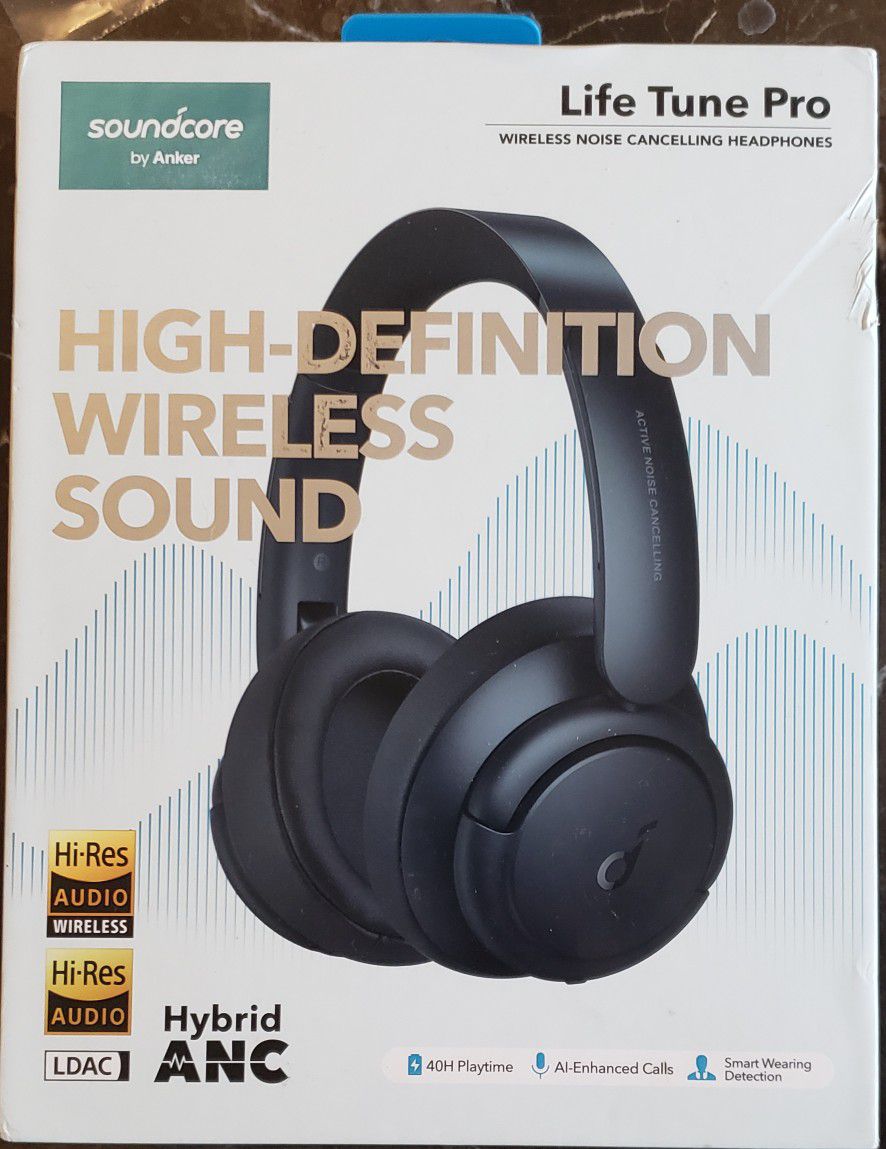 Soundcors Lifetune Pro Brand New Wireless Headphones