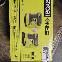 RYOBI ONE + 18V 2 TOOL COMBO 