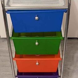 Like New  5 Drawers Storage Organizer Cart.