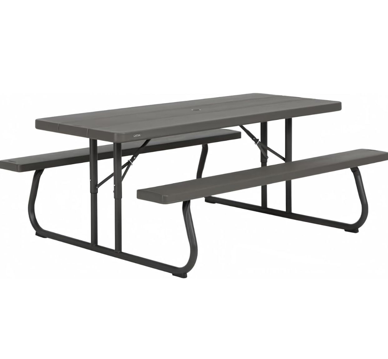 Lifetime 60110 6Ft Woodgrain FLD Picnic Table