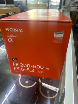 Sony Lens G Masters 200-600mm Brand New