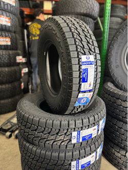 LT235/75/15 Lion Sport All terrain 4 new tires installed and balanced