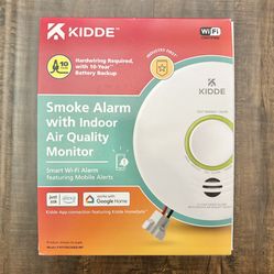Kidde Smart Hardwired Wi-Fi Smoke Detector 