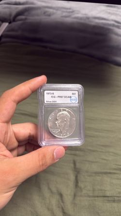 1973-S Eisenhower Silver Dollar ICG PR67 DCAM DDO
