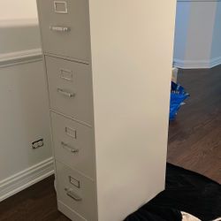 Metal 4 Drawer Filing Cabinet