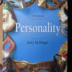 Personality by Jerry M. Burger 10th edition Hardcover