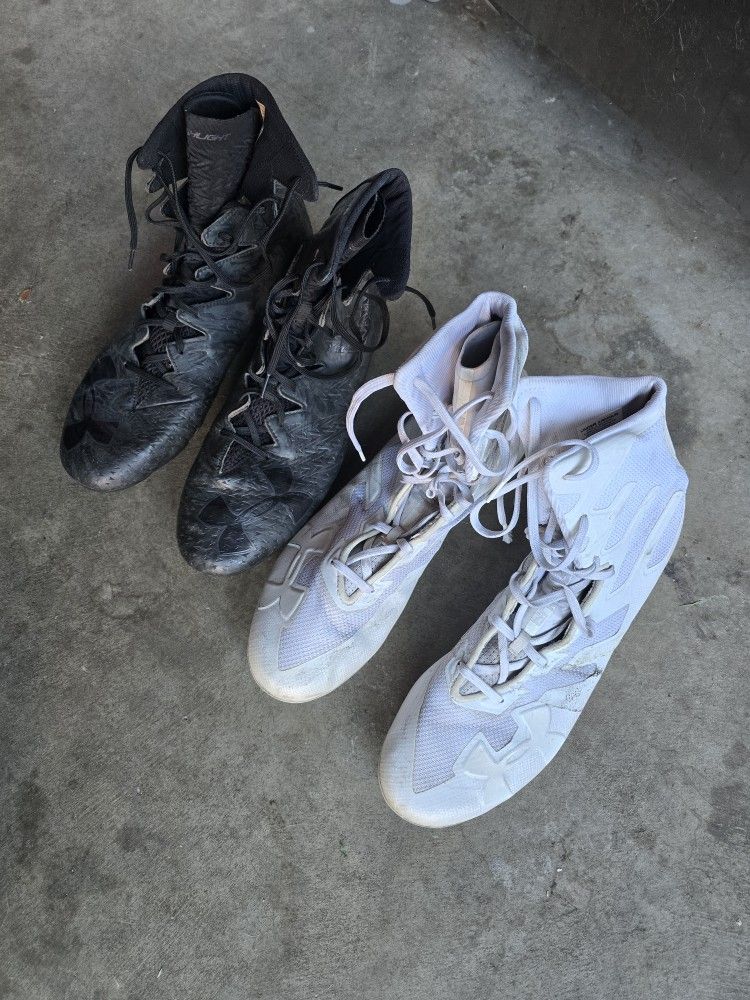Under Armour Football Cleats Sz 14 M