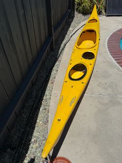 Yellow necky sea kayak 17ft