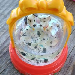 Disney McDonalds 101 Dalmatians Snow Globe 1996 90s Friend Gift Box Vintage