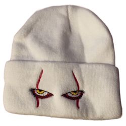 Horror Pennywise IT White Beanie