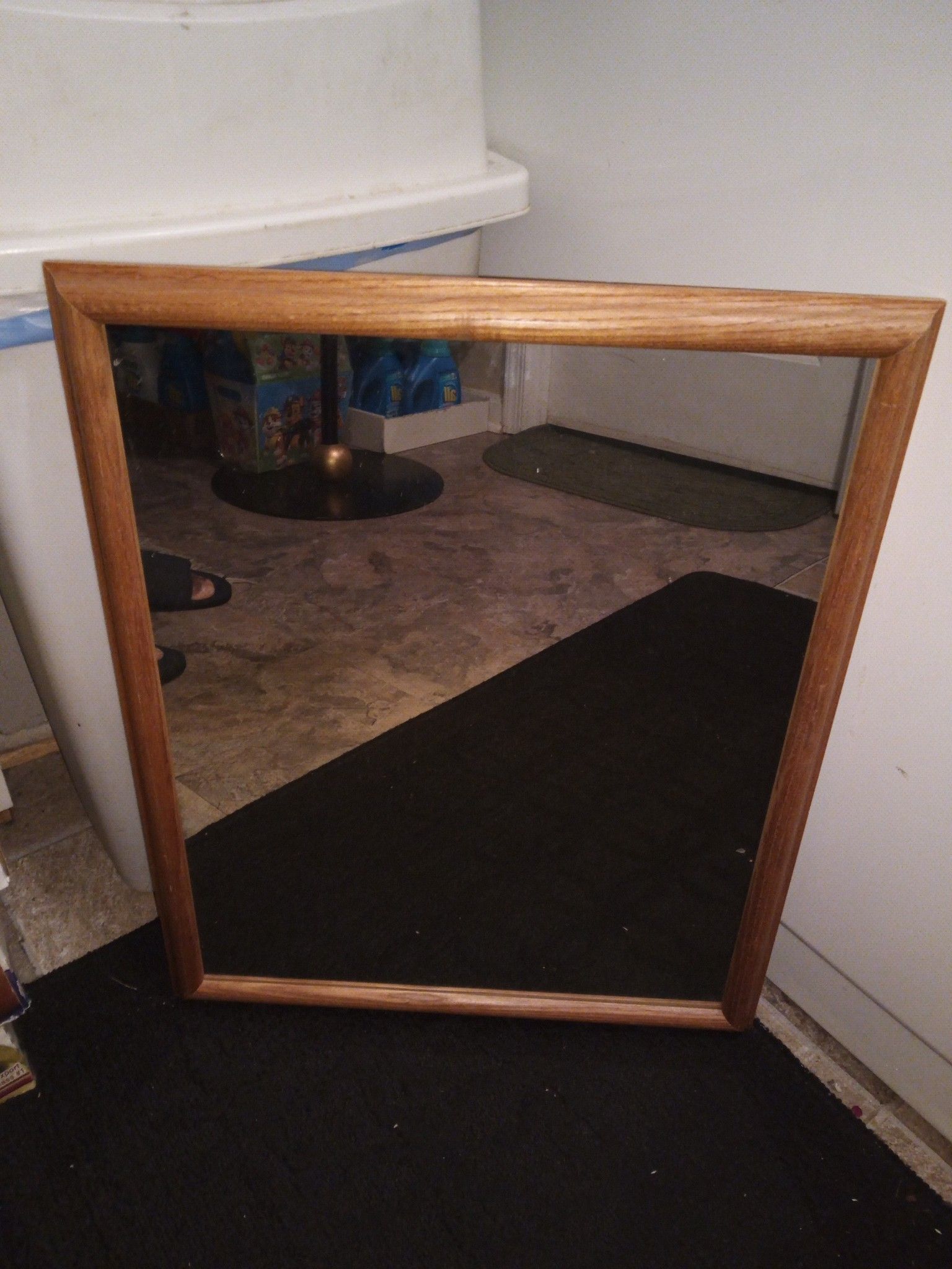 Wooden Frame Mirror