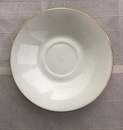 1 Lenox Hayworth Gold trim saucer 5 7/8 inch