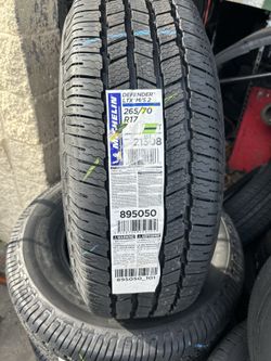 265/70r17 Michelin Defender Ltx M/S2