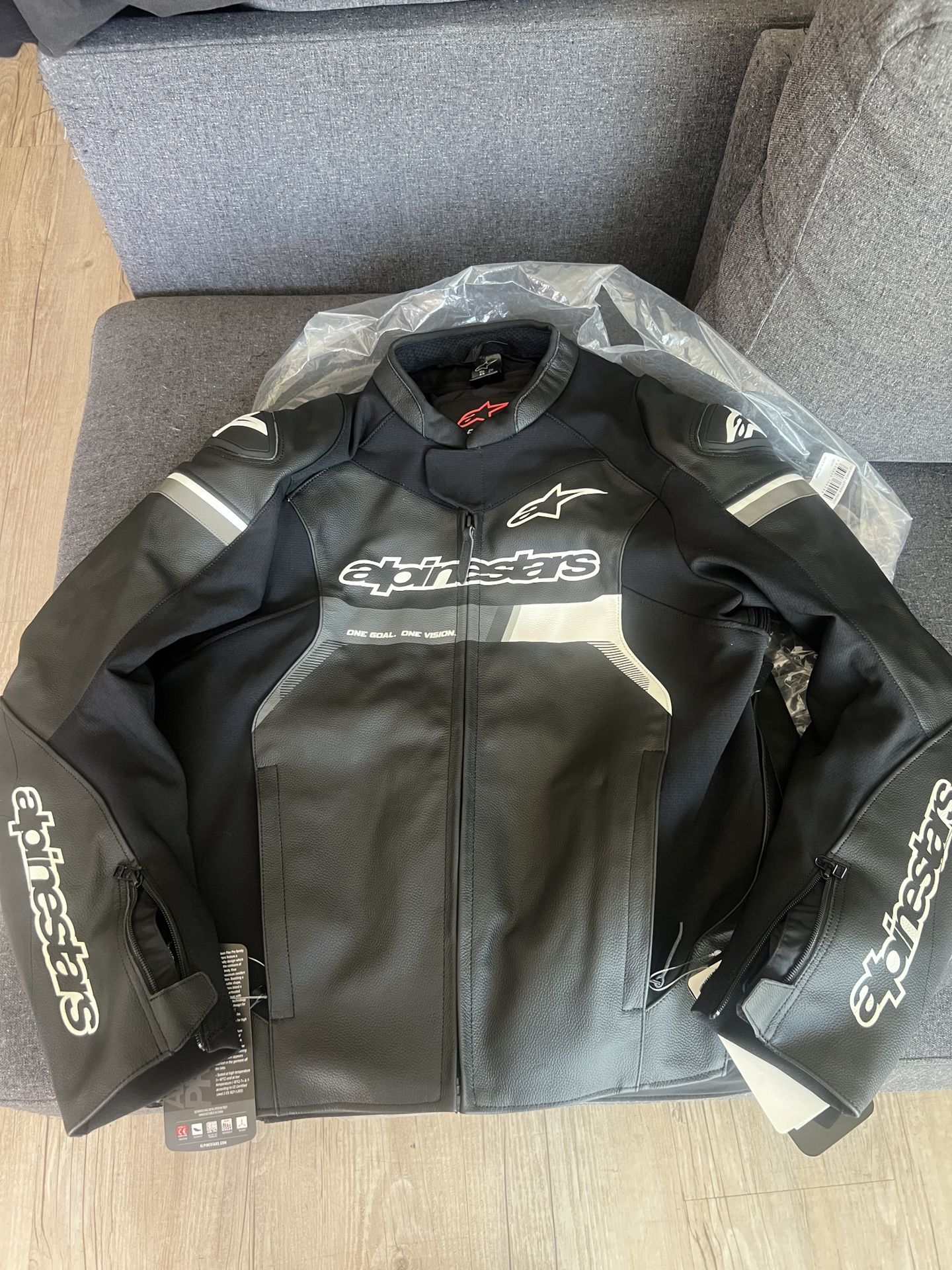 Alpinestars GP Force Leather Jacket (2XL - UK48/EU58)