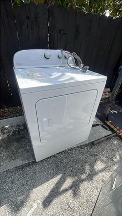 White used Whirpool Dyer