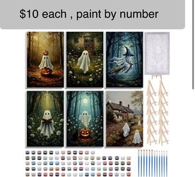 Canvas paint by number