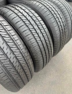 225 60 17 YOKOHAMA I'm selling this set of tires with 80% life left on all 4