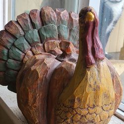 Vintage turkey pumpkin
