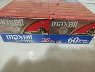 MAXELL Audio Cassette Tapes -20 Pack