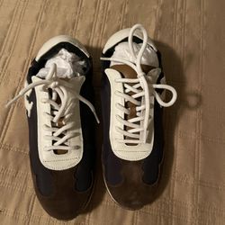 Tory Burch Retro Runner Sneakers Size 8.5