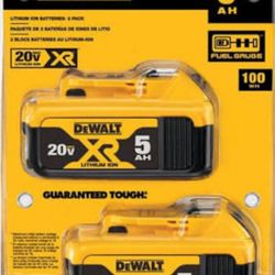 Dewalt dCB205-2 20V batteries 2 Pack