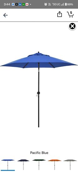 9ft push tilt patio  umbrella