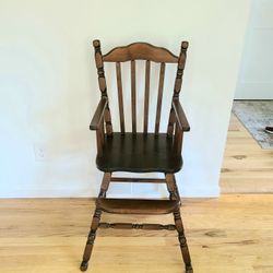 Solid Wood High Chair