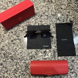 Cartier Black And Blue Gradient Frames