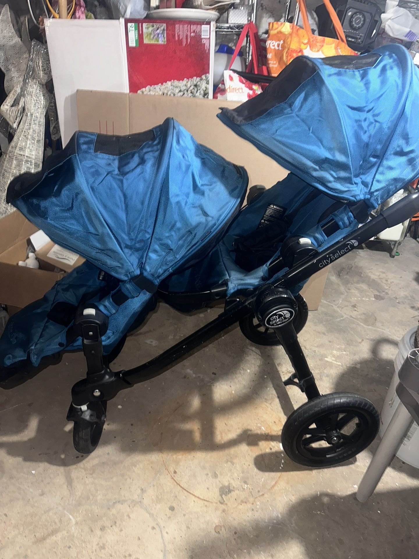 Baby Jogger City Select Double Stroller Teal