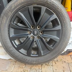 Wheels 20” Ford rims with Tires 275/55R20 