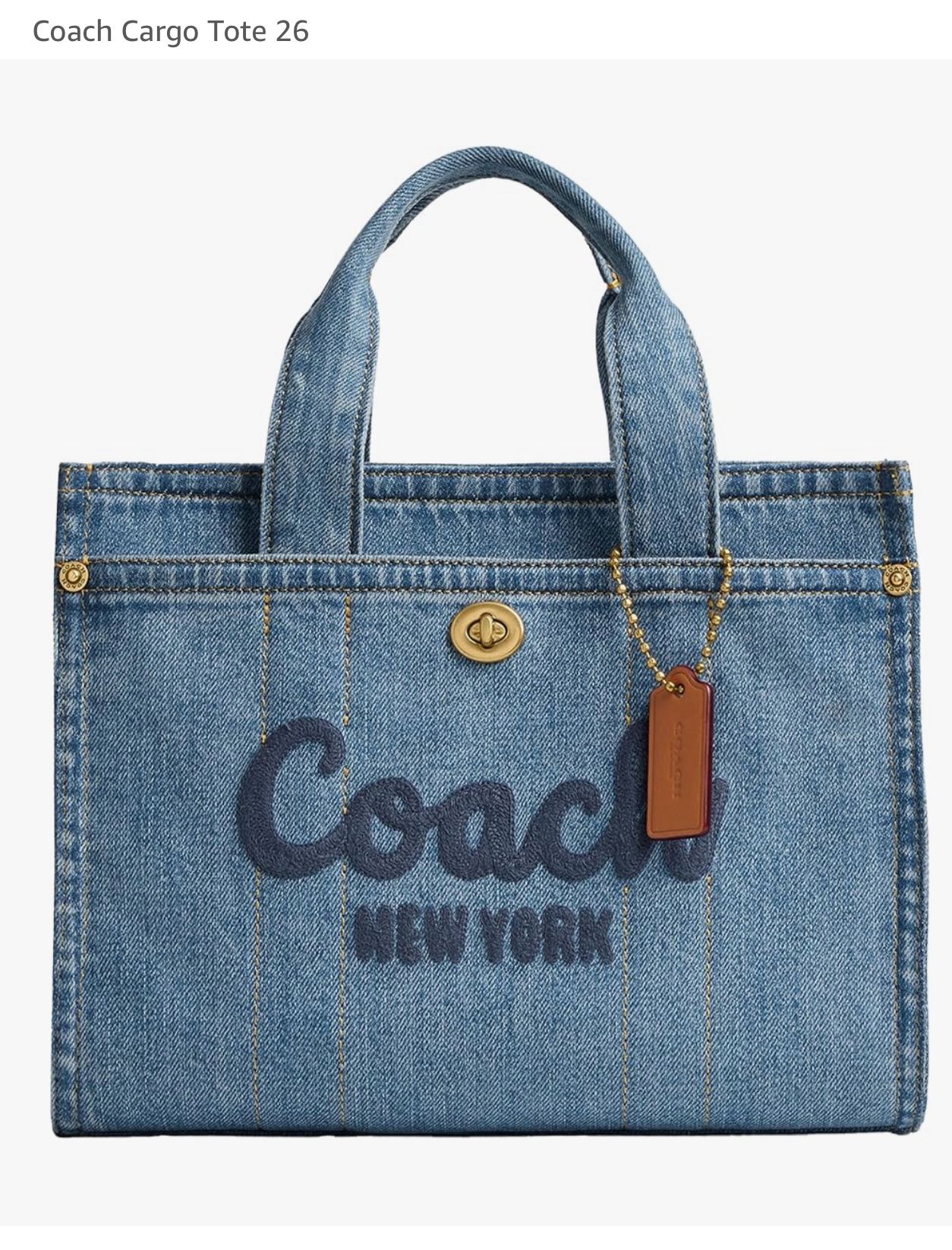 Coach Denim Purse