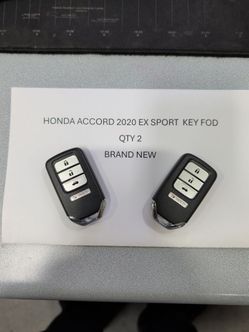 Honda Accord Ex Sport key fod