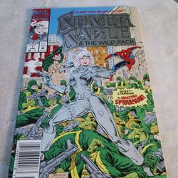 Silver Sable & the Wild Pack #1 (1992 Marvel) Spider-Man! Cvr Newsstand NM