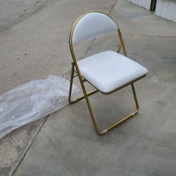 $9.50 Each, Gold And White Folding Chairs, New In Box, I Have Like 15 Left